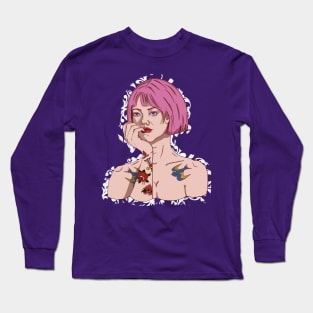 Tattoo Girl Long Sleeve T-Shirt